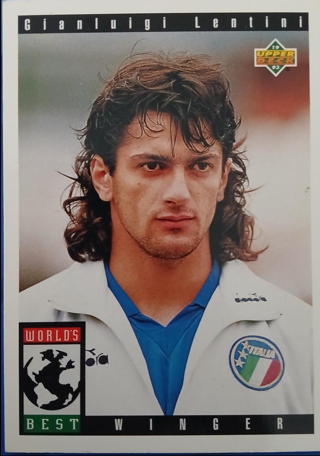 Gianluigi Lentini #114 1993 Upper Deck World Cup Soccer