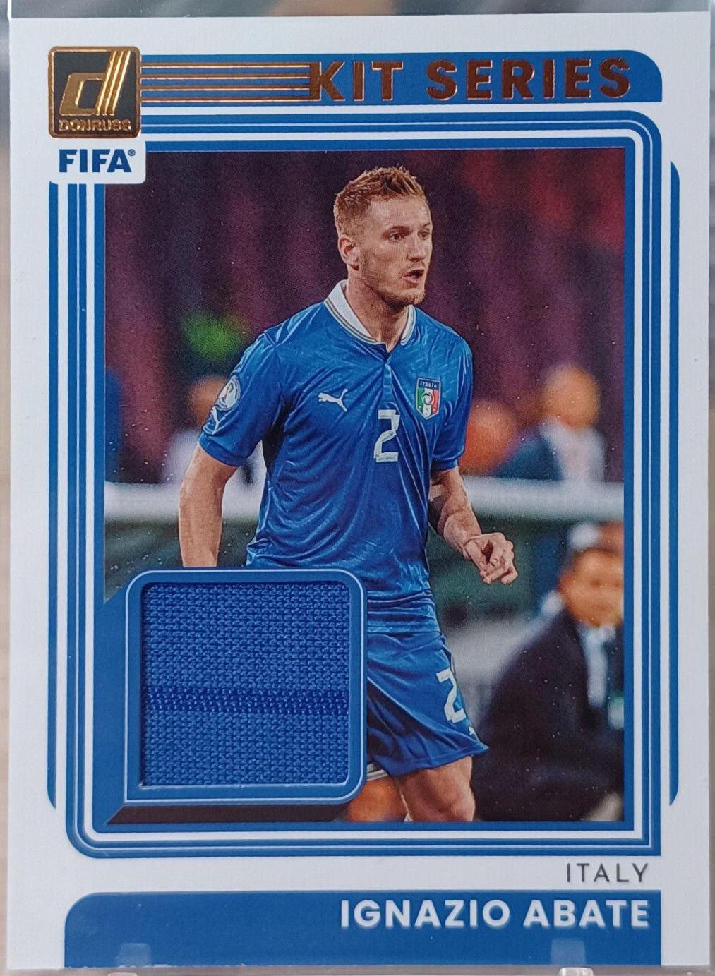 Ignazio Abate #KS-IAB Soccer Cards 2022 Panini Donruss Kit Series
