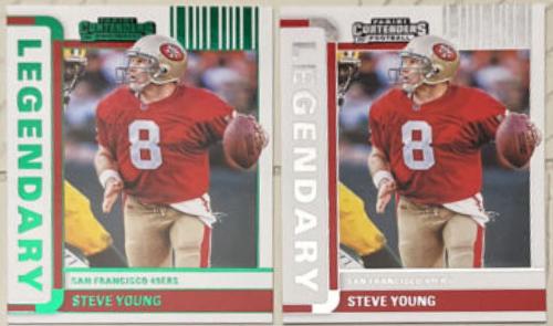 Steve Young #LGD-SYO Football Cards 2022 Panini Contenders Legendary