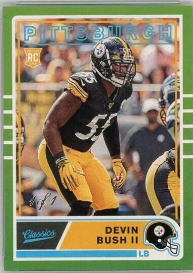 Devin Bush II #C-12 Football Cards 2019 Panini Chronicles Classics