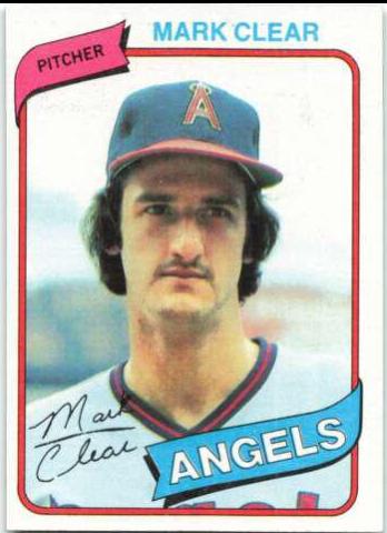 Mark Clear #638 Baseball Cards 1980 Topps