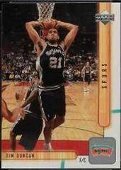Tim Duncan #149 Basketball Cards 2001 Upper Deck Prices