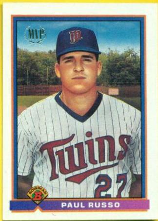 Paul Russo #695 Baseball Cards 1991 Bowman
