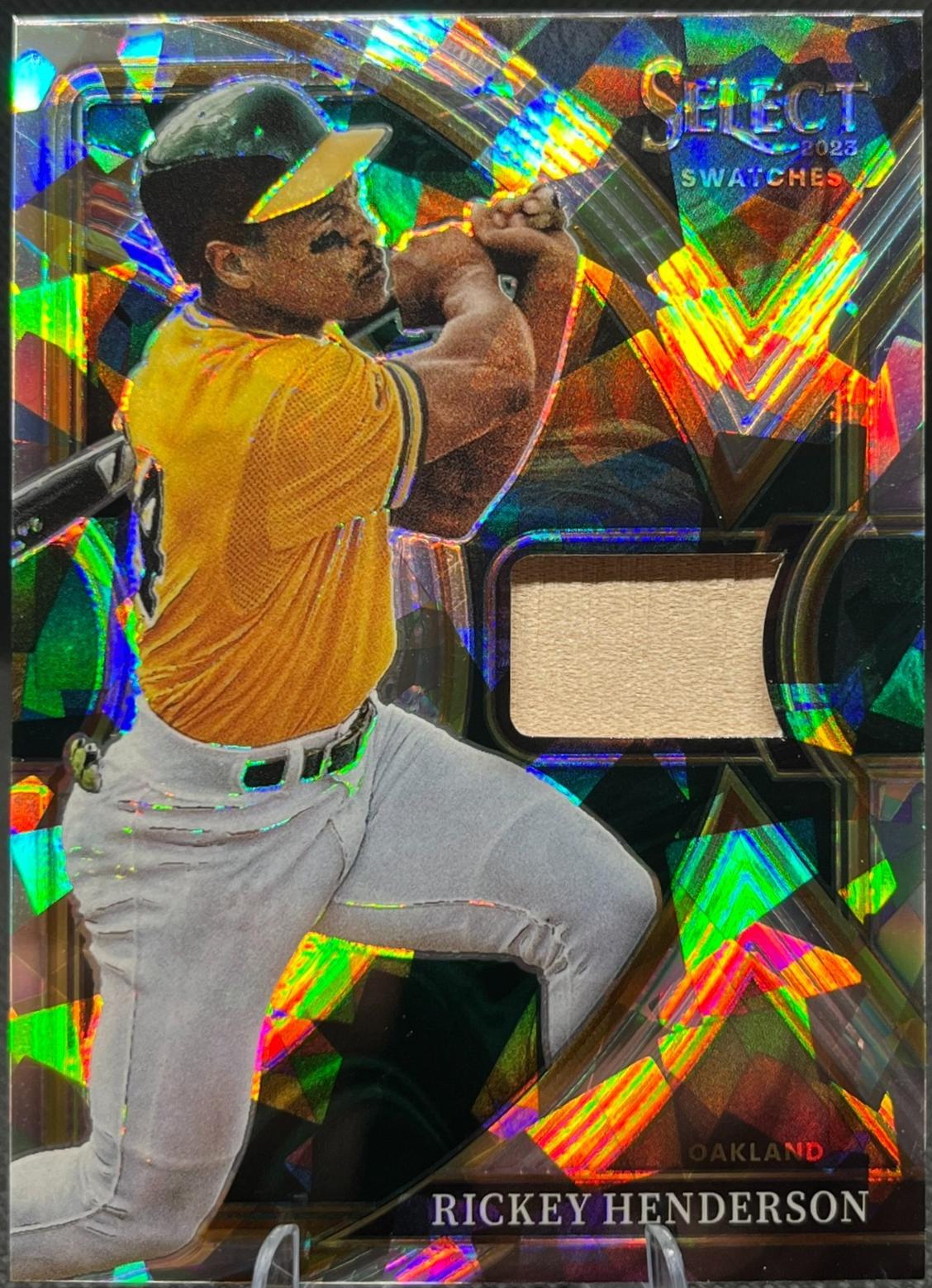 Rickey Henderson [Cracked Ice Prizm] #SS-RH