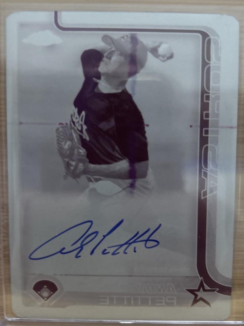 Andy Pettitte [Printing Plate] #CLA-AP