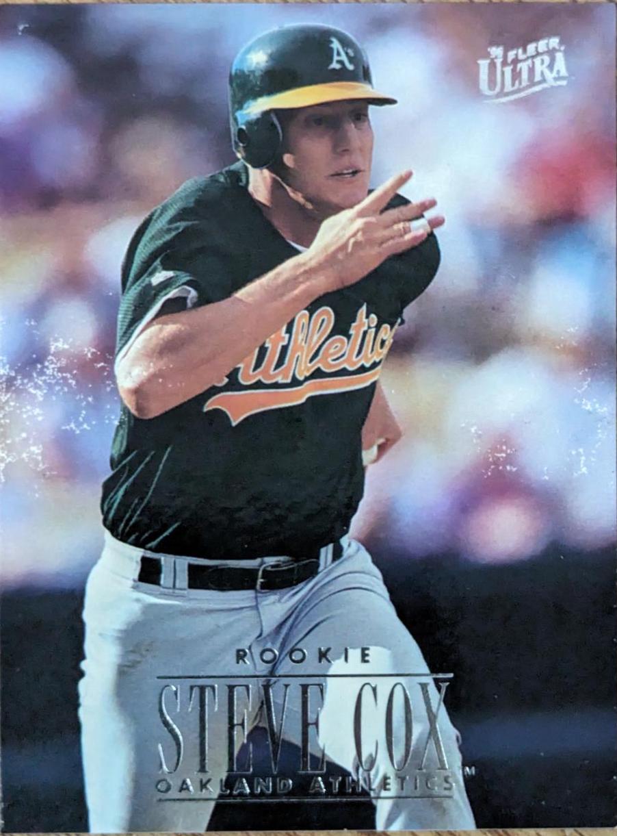 Steve Cox #399 Baseball Cards 1996 Ultra