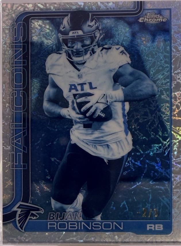 Bijan Robinson [Frozenfractor] #16 Prices | 2025 Topps Chrome