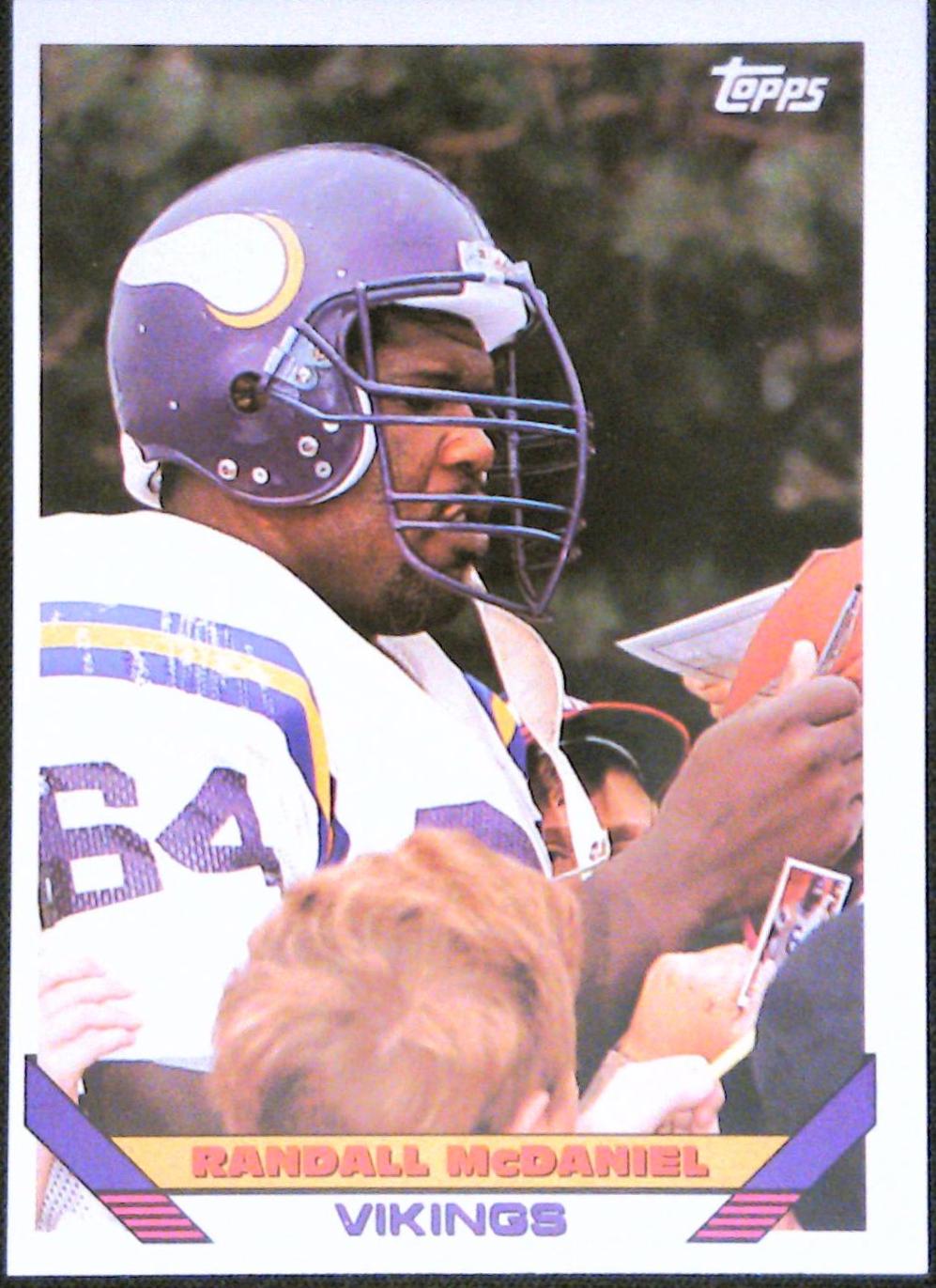 Randall McDaniel #210 1993 Topps Football