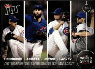 Cubs and Indians Starting Pitchers