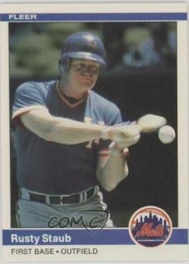 Rusty Staub #597 1984 Fleer Baseball