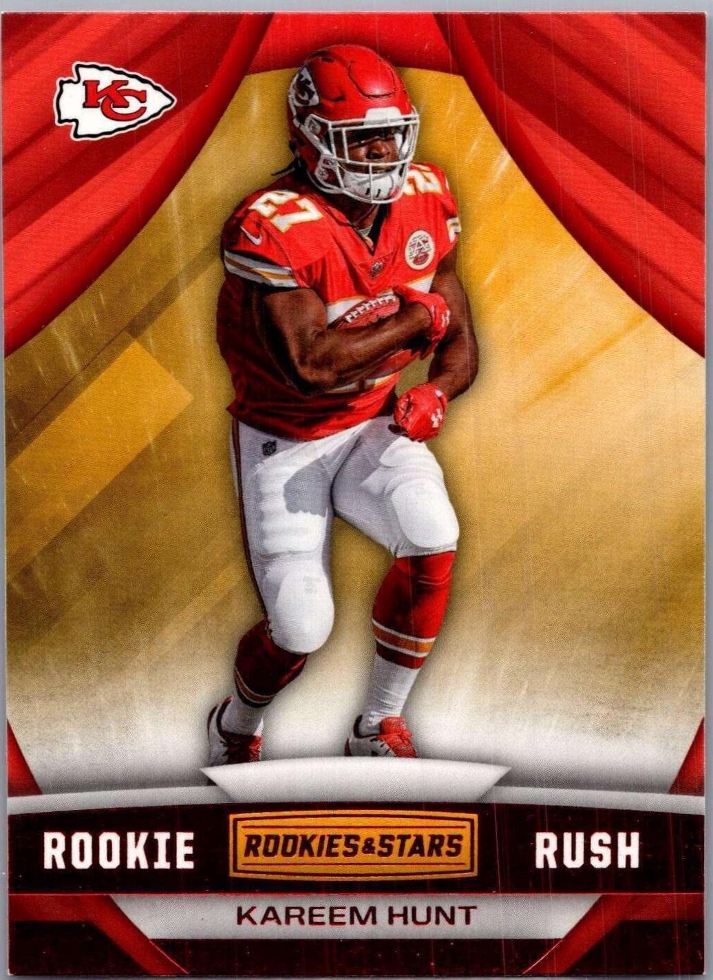 Kareem Hunt #6 Football Cards 2017 Panini Rookies & Stars Rookie Rush