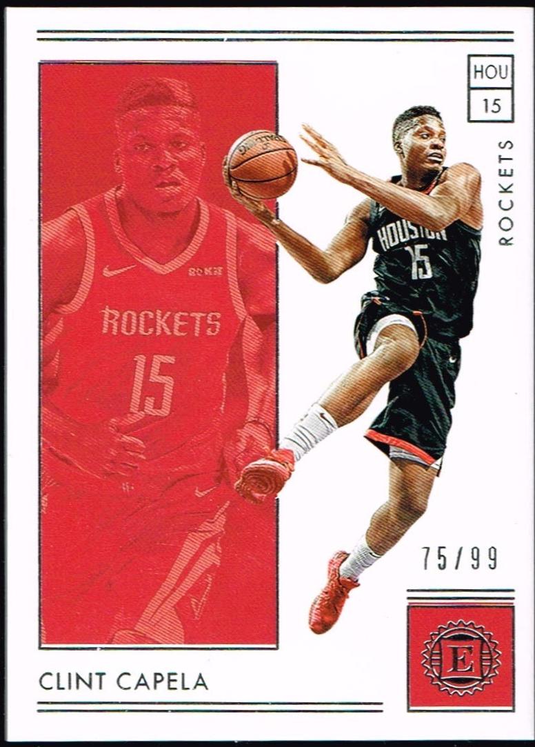 Clint Capela #44 2018-19 Panini Encased Basketball