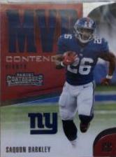 Saquon Barkley Football Cards 2018 Panini Contenders MVP