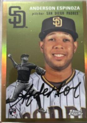 Anderson Espinoza #12 Baseball Cards 2023 Topps Chrome Platinum Anniversary