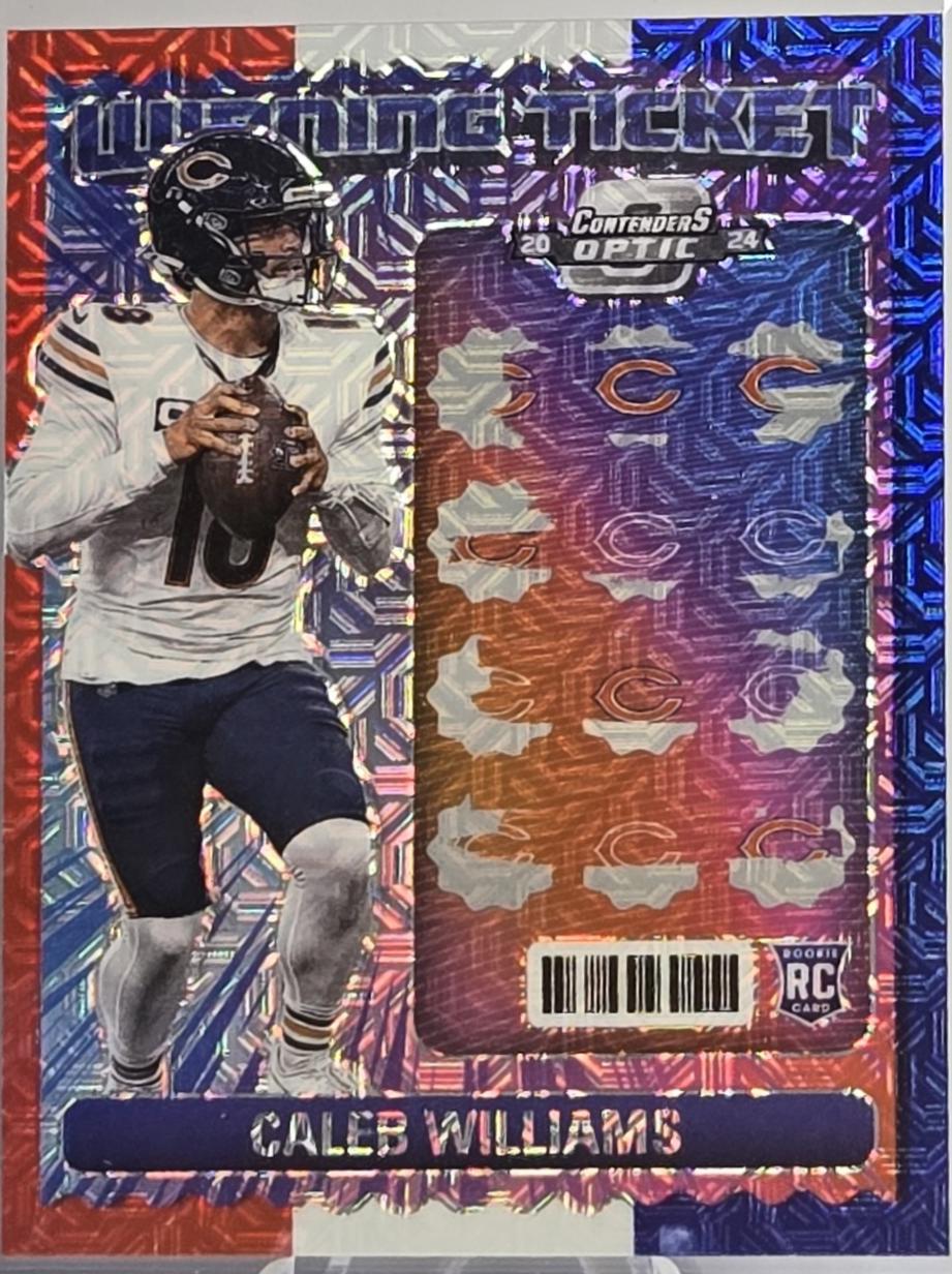 Caleb Williams [Red White Blue] #1 Prices | 2024 Panini Contenders