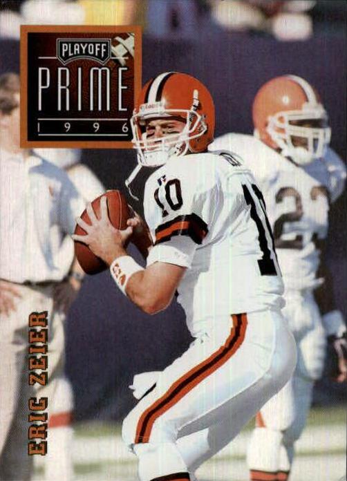 Eric Zeier #16 Football Cards 1996 Playoff Prime
