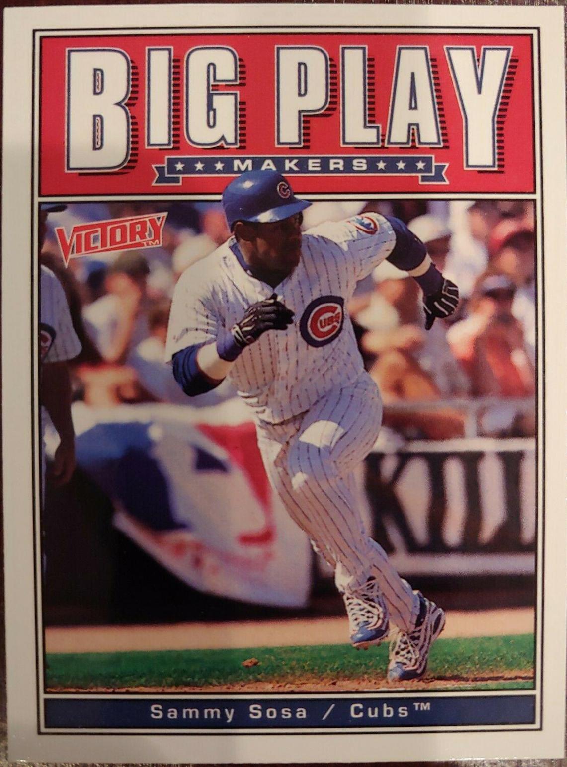Sammy Sosa #75 Baseball Cards 1999 Upper Deck Victory