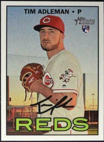 Tim Adleman #687 Baseball Cards 2016 Topps Heritage