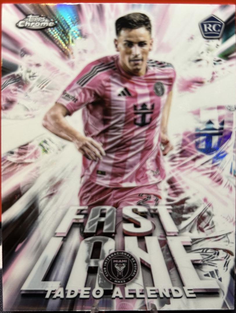 Tadeo Allende #FL-11 2025 Topps Chrome MLS Fast Lane