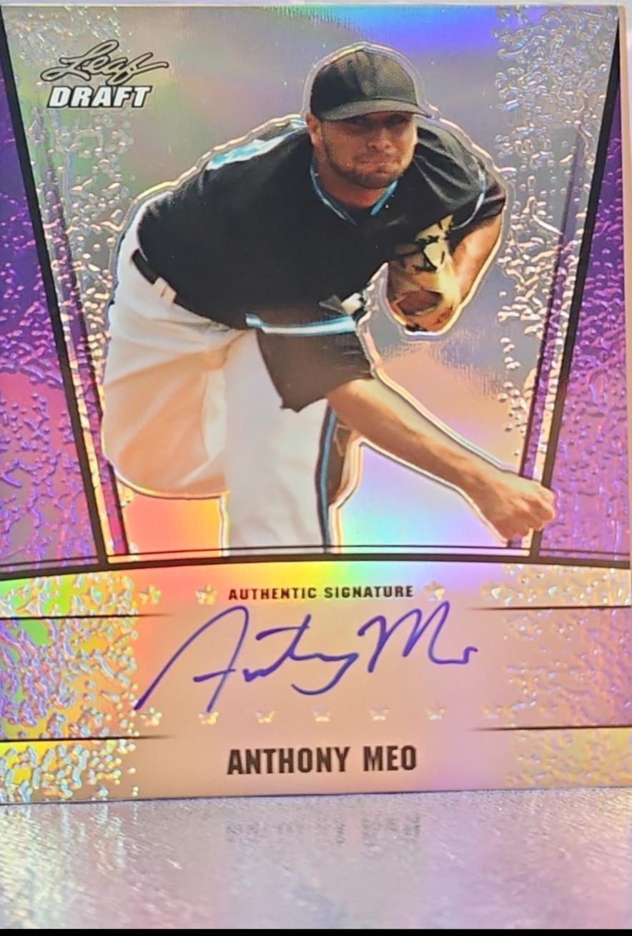 Anthony Meo #AU-AM2 2011 Leaf Metal Draft Baseball