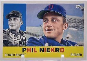 Phil Niekro #MILB-20 Baseball Cards 2022 Topps Pro Debut MiLB Legends