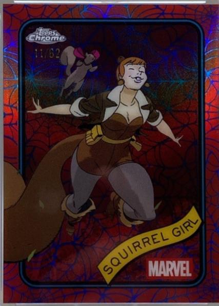 Squirrel Girl Blue & Red Spider Web Refractor