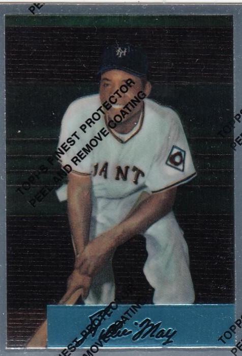 Willie Mays #89 Baseball Cards 1996 Topps Commemorative