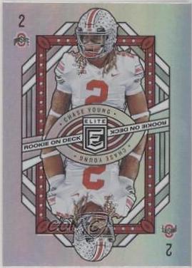 Chase Young #14 Football Cards 2020 Panini Donruss Elite Rookie on Deck