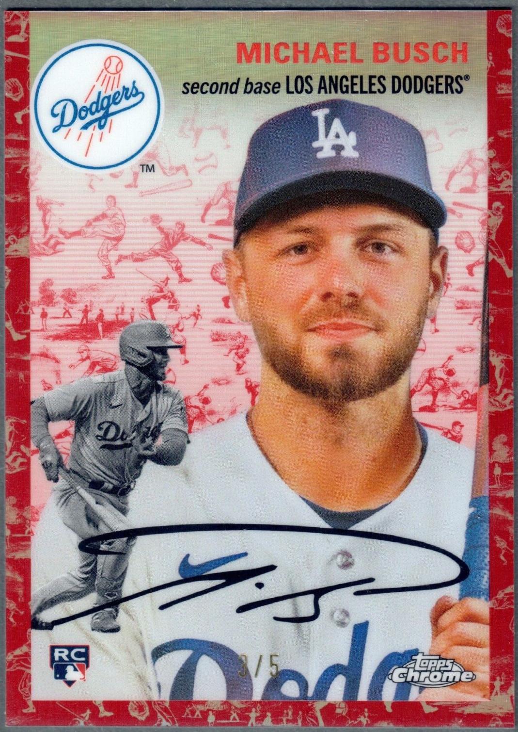 Michael Busch [Cream Red Refractor] #113
