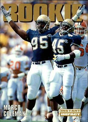 Marco Coleman #334 1992 Skybox Impact Football