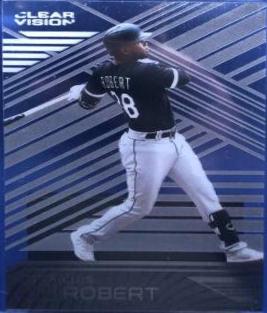 Luis Robert #5 Baseball Cards 2021 Panini Chronicles Clear Vision