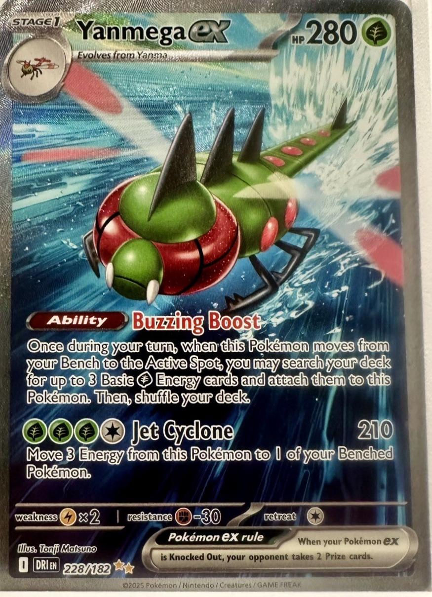 Yanmega ex #228 Pokemon Destined Rivals