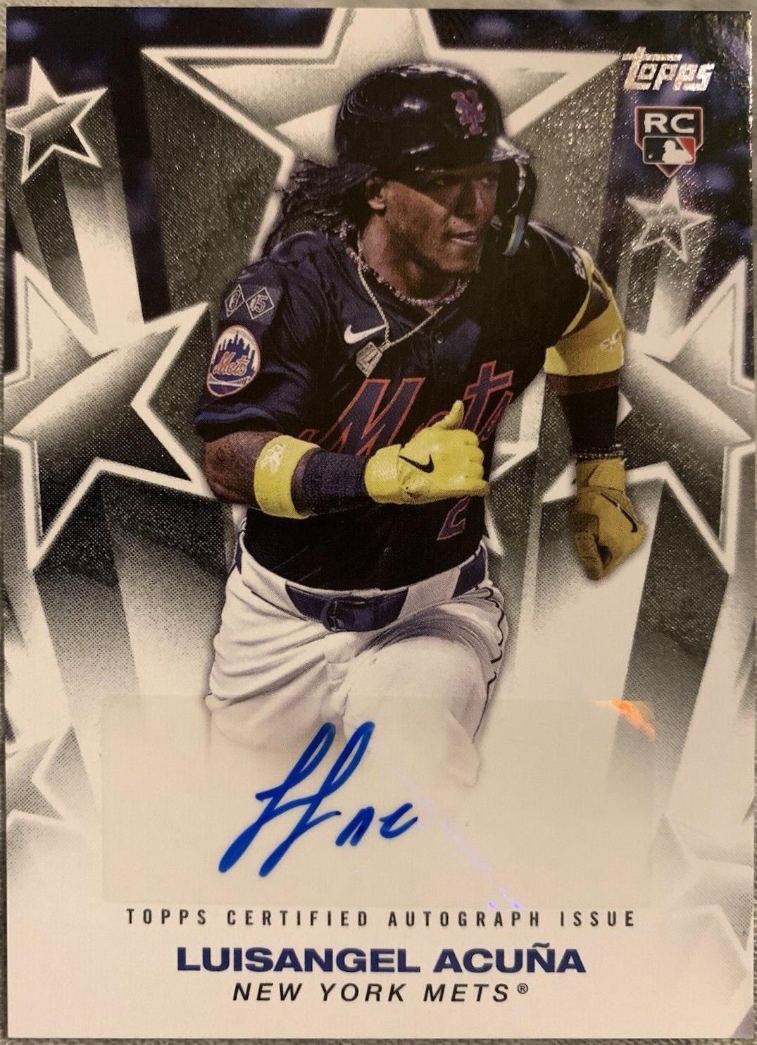 Luisangel Acuna #BSA-LA Baseball Cards 2025 Topps Baseball Stars Autograph