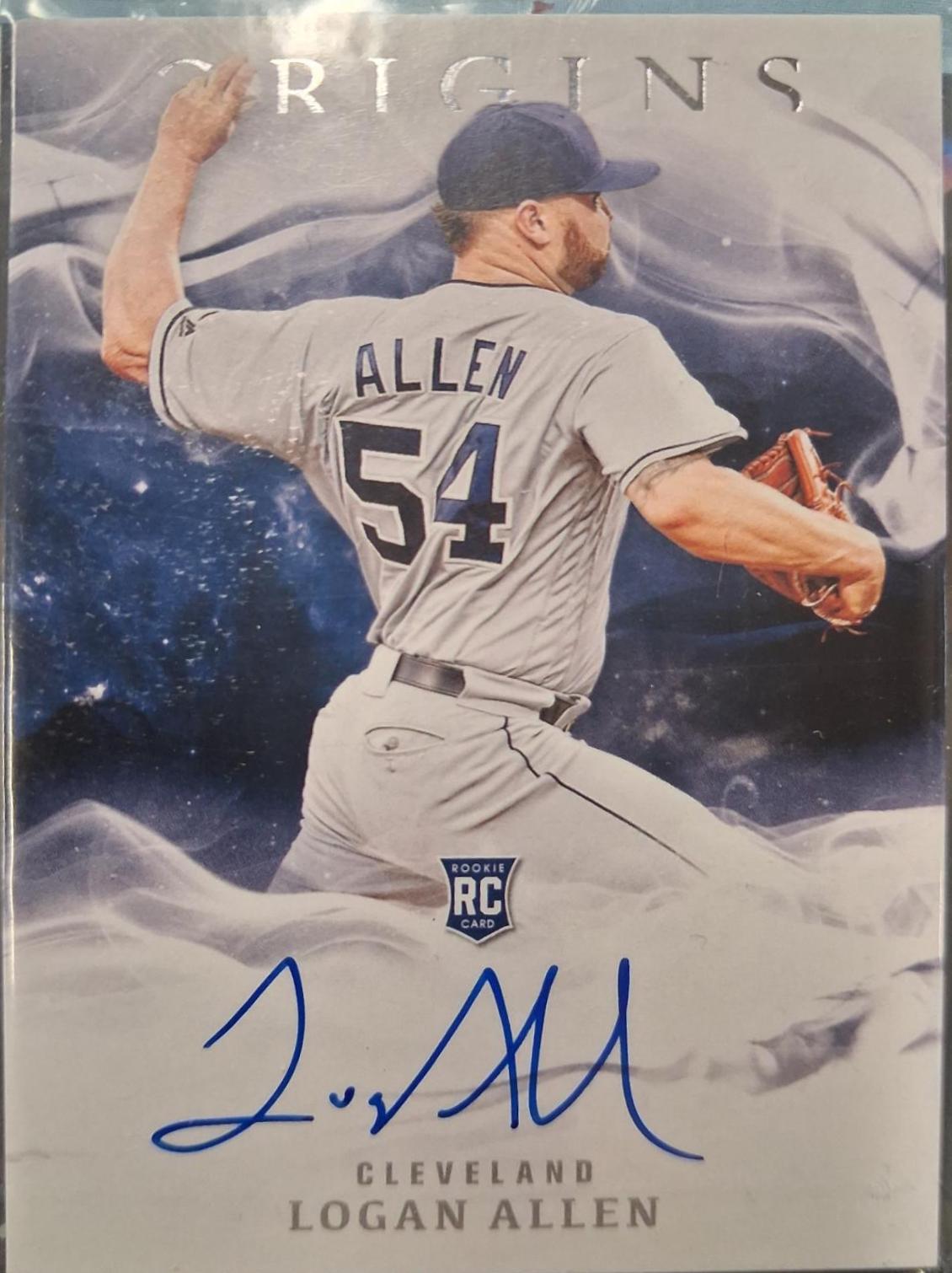 Logan Allen #15 2020 Panini Chronicles Baseball Origins Signatures