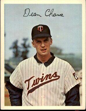Dean Chance Baseball Cards 1967 Dexter Press Premiums