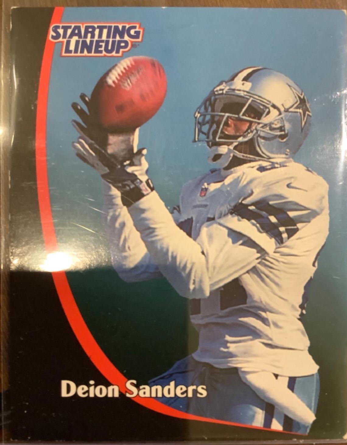 Deion Sanders #21 Football Cards 1998 Kenner Starting Lineup