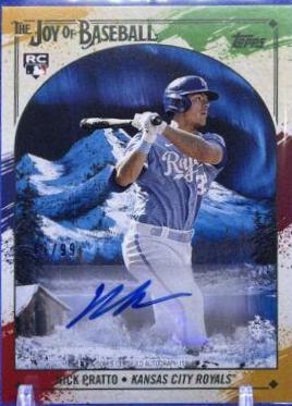 Nick Pratto [Autograph Paint Splatter] #65