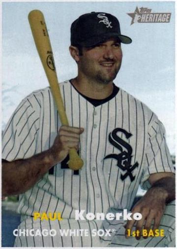 Paul Konerko #28 Baseball Cards 2006 Topps Heritage