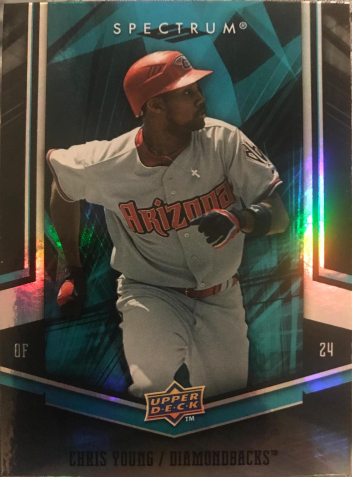 Chris Young #1 Baseball Cards 2008 Upper Deck Spectrum