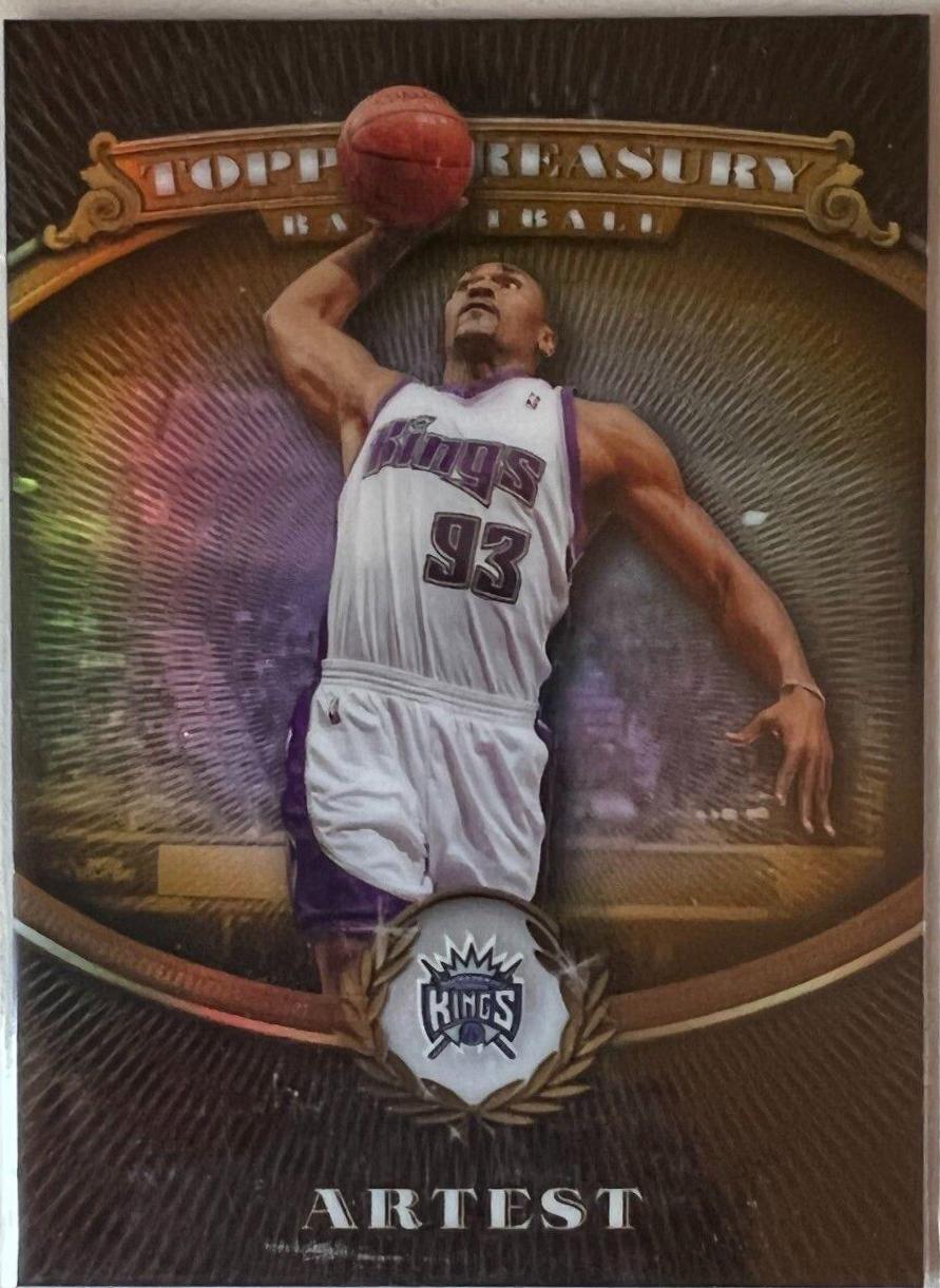 Ron Artest Bronze Refractor #58 Basketball Cards 2008 Topps Treasury
