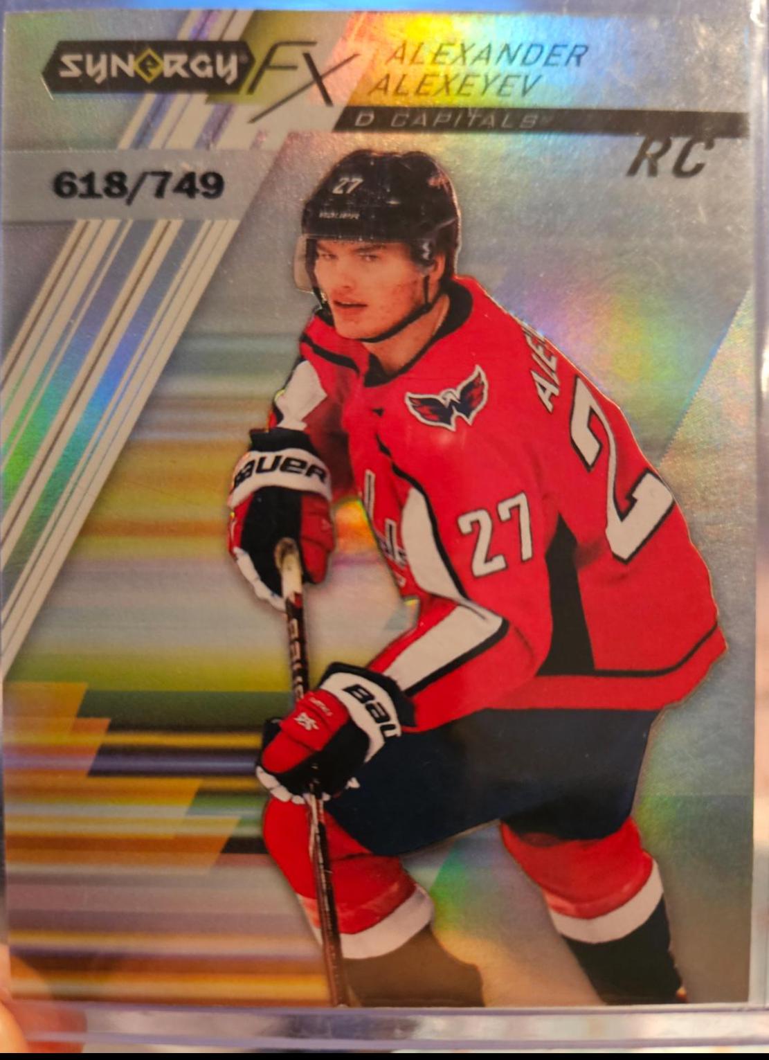Alexander Alexeyev Hockey Cards 2020 Upper Deck Synergy FX Rookies