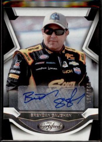 Brendan Gaughan #BG Racing Cards 2016 Panini Certified Nascar Signatures