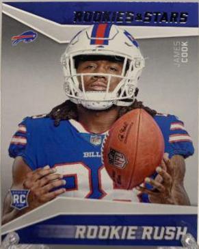 James Cook #RR-14 Football Cards 2022 Panini Rookies & Stars Rookie Rush