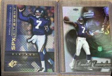 Randall Cunningham #7 Football Cards 1999 Flair Showcase