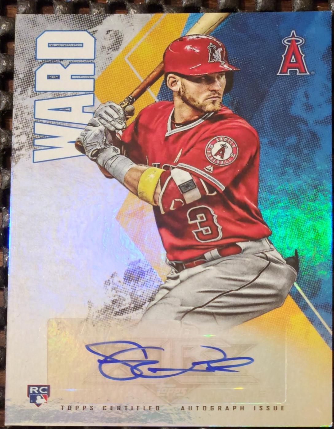Taylor Ward #FA-TW Baseball Cards 2019 Topps Fire Autograph