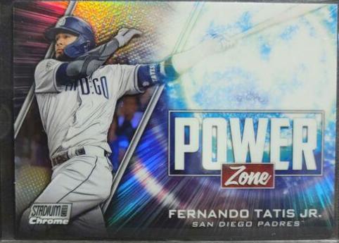 Fernando Tatis #PZ-10 Baseball Cards 2020 Stadium Club Chrome Power Zone