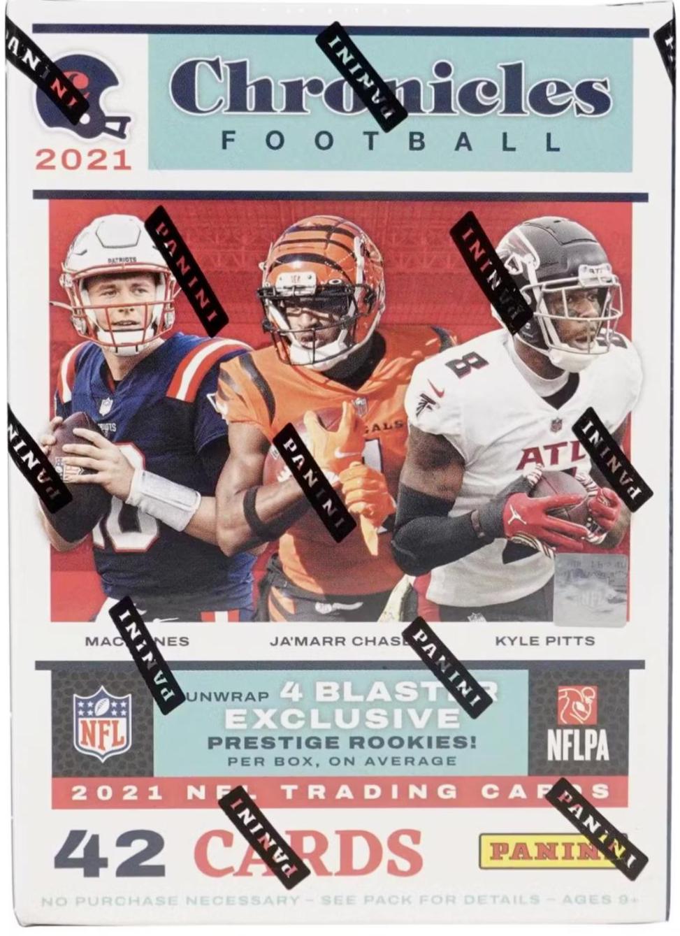 Blaster Box Football Cards 2021 Panini Chronicles