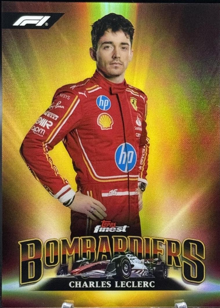 Charles Leclerc #BB-3 Racing Cards 2024 Topps Finest Formula 1 Bombardiers