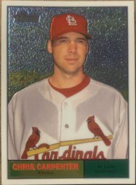Chris Carpenter #C11 Baseball Cards 2010 Topps Heritage Chrome