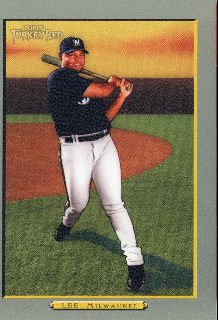 Carlos Lee #37 Baseball Cards 2005 Topps Turkey Red